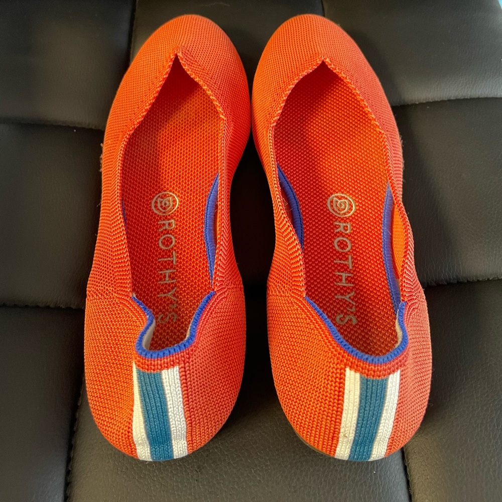 Rothy’s RARE persimmon flats